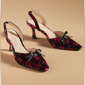 For Love & Lemons Lyana Slingback Heels size 39